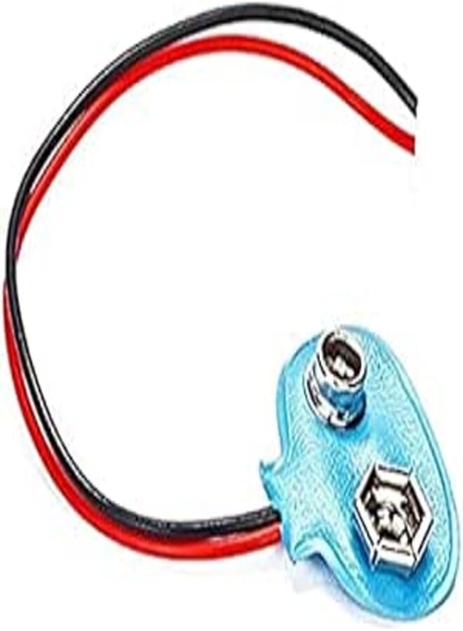 Clip on Battery Type Snap Connector with Wire (9V)